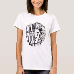 Lion of Tribe of Judah Religious Graphic Christian T-Shirt