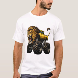 Lion Off Road Monster Truck T-Shirt