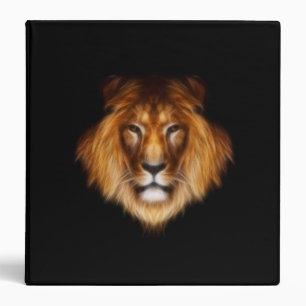Lion on black Binder