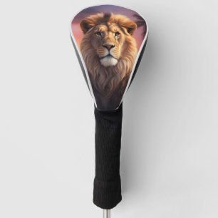 Lion on the beach golf head cover