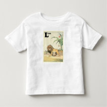 Lion on the Desert Savannah Alphabet