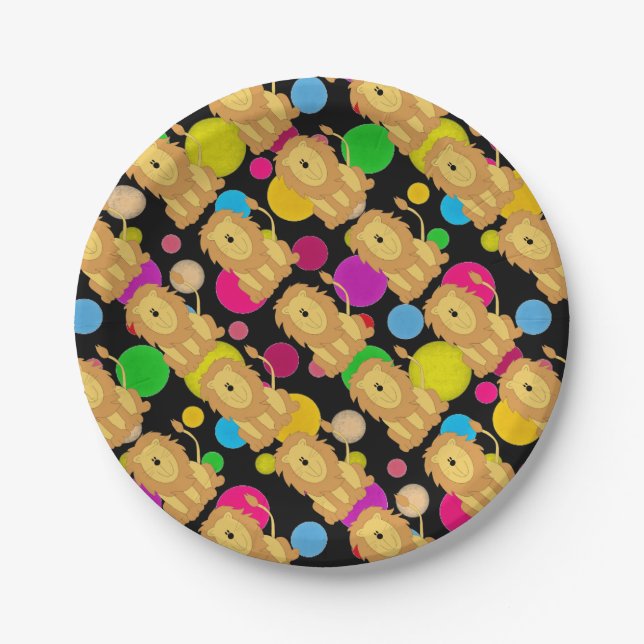 Lion Paper Plate (Front)
