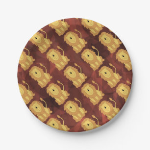 Lion Paper Plate