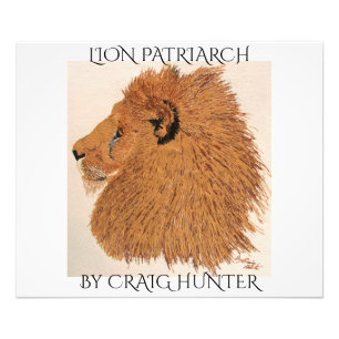 LION PATRIARCH PHOTO PRINT