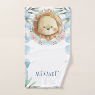 Lion Personalized Hand Towel