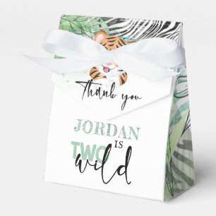 Lion Personalized Wild 2nd Birthday Favor Box