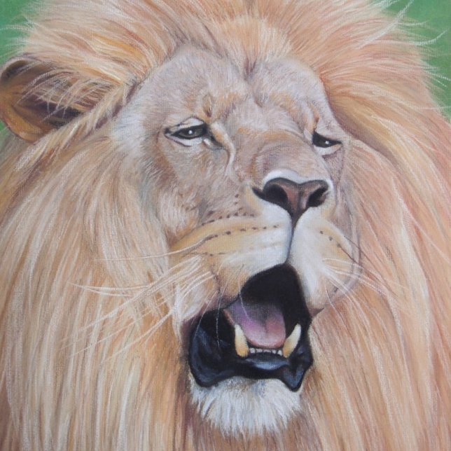 Lion picture big cat wildlife realist art jigsaw puzzle (Creator Uploaded)