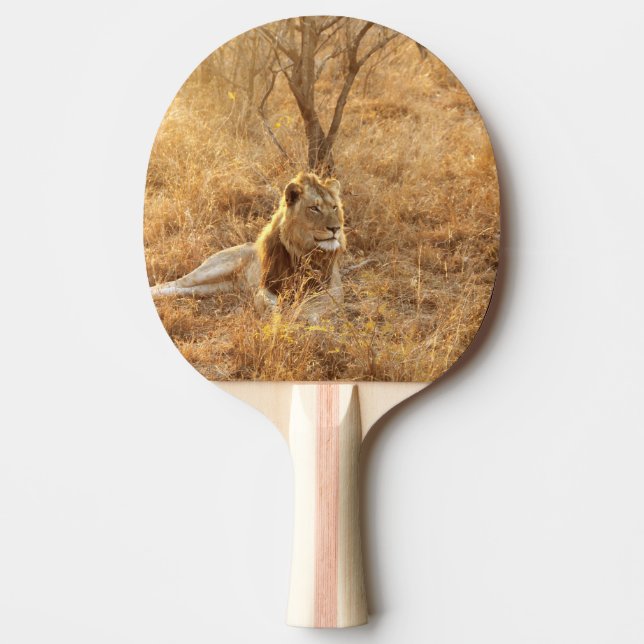 Lion Ping Pong Paddle (Front)