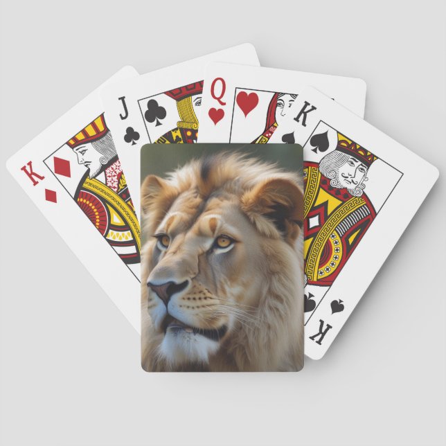 Lion Playing Cards (Back)