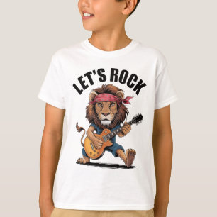 Lion playing guitar T-Shirt