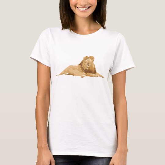 Lion polygon art illustration T-Shirt