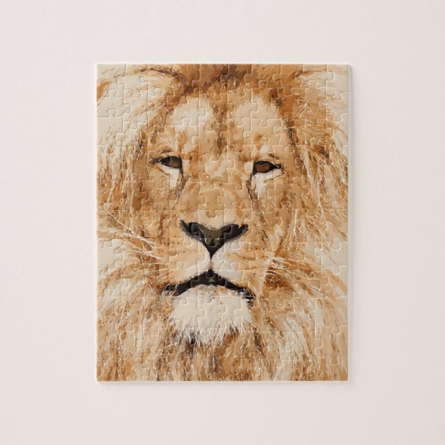 LION PORTRAIT JIGSAW PUZZLE (Vertical)