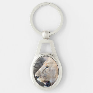 Lion Portrait Keychain