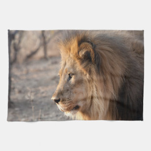 Lion Portrait Kitchen Towel