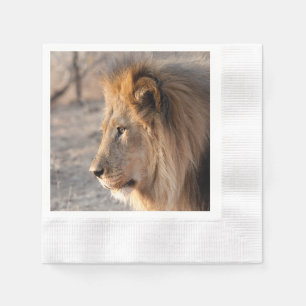Lion Portrait Napkin