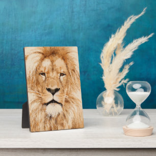 LION PORTRAIT PLAQUE