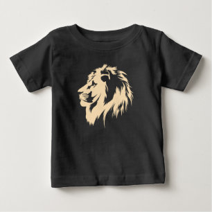 Lion Portrait (sand) Baby T-Shirt