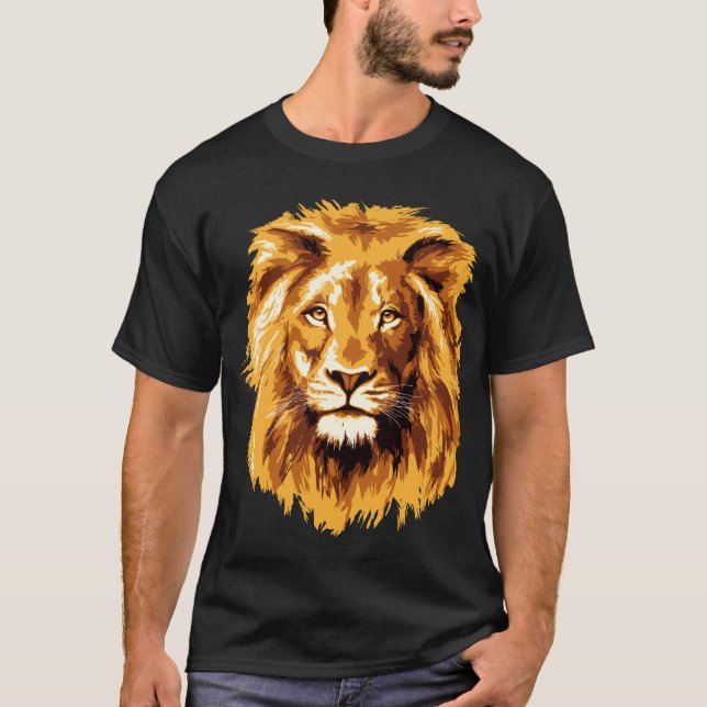 lion portrait T-Shirt (Front)