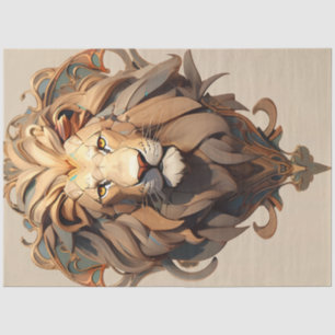 Lion Portrait Tissue Paper
