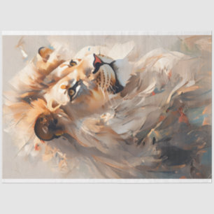 Lion Portrait Tissue Paper