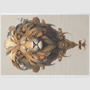 Lion Portrait Tissue Paper