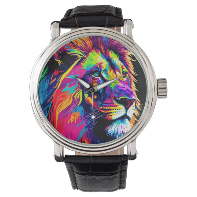 Lion Portrait Watch (Front)