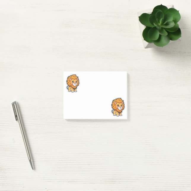 Lion Post-it Notes (Office)