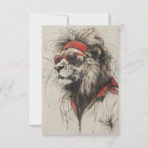 Lion Postcard