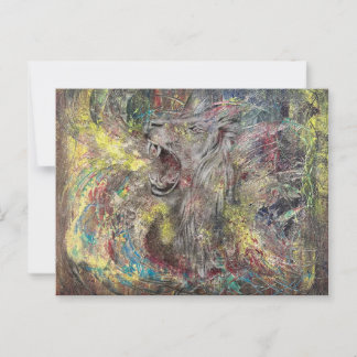 lion postcard