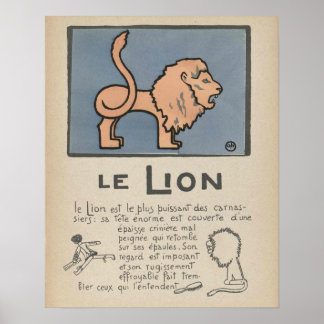 Lion Poster