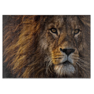 Lion Predator Lion Cutting Board