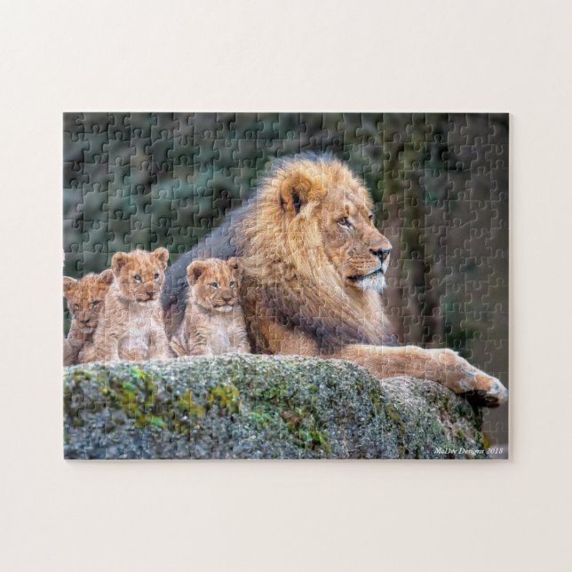 Lion Pride Jigsaw Puzzle (Horizontal)