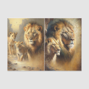 Lion Pride Tissue Paper