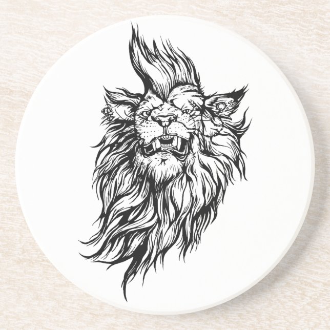 Lion-punk Coaster (Front)