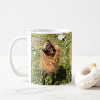 Lion Puppy Mug w Manchester Terrier