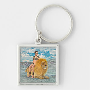 Lion Queen Fantas Keychain
