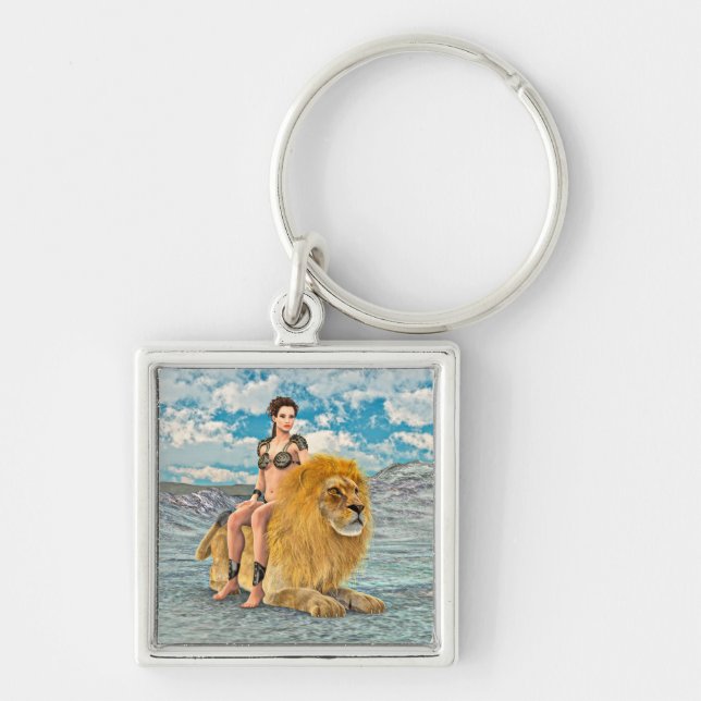 Lion Queen Fantas Keychain (Front)