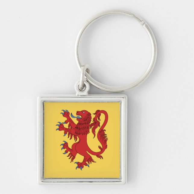 Lion Rampant Gules Keychain (Front)