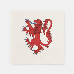Lion Rampant Gules Napkin