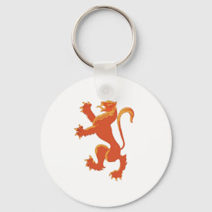 Lion Rampant Keychain