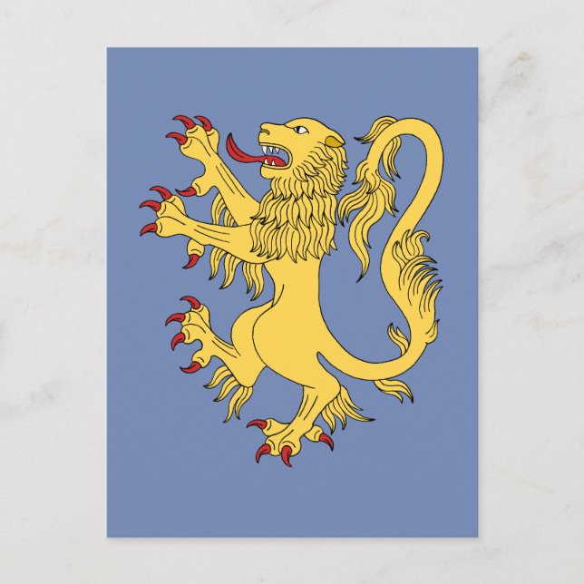 Lion Rampant Postcard (Front)