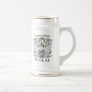 Lion Rampant Renaissance Wedding Beer Stein