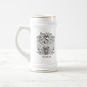 Lion Rampant Renaissance Wedding Beer Stein