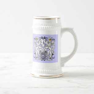 Lion Rampant Renaissance Wedding Beer Stein