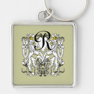 Lion Rampant Renaissance Wedding Keychain