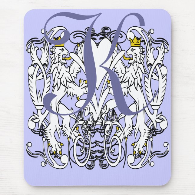 Lion Rampant Renaissance Wedding Mouse Pad (Front)