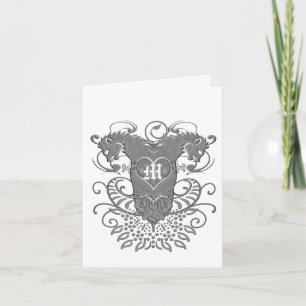 Lion Rampant Renaissance Wedding Thank You Card