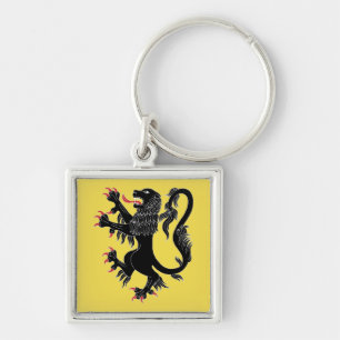 Lion Rampant Sable Keychain