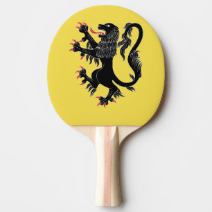 Lion Rampant Sable Ping Pong Paddle