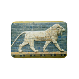 Lion representing Ishtar Bath Mat